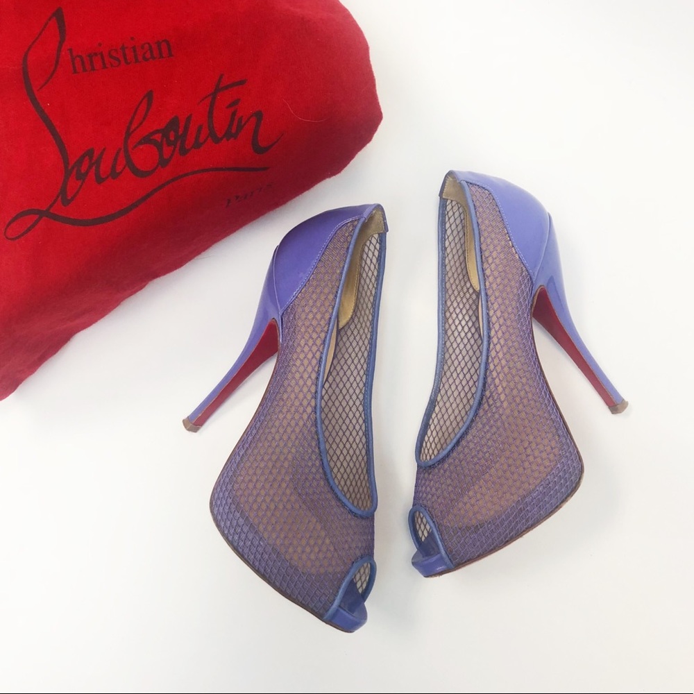 Christian Louboutin Lavender Fetilo Pumps
